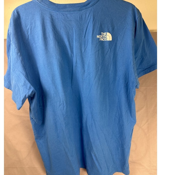 The North Face Blue Short Sleeve T Shirt Men's Size XL Logo Graphic - Picture 5 of 8